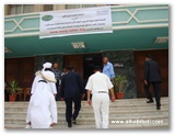 لحظة الوصول لجامعة الأزهر