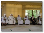 الشيخ مبارك والشيخ نهيان يتوسطان السادة العلماء